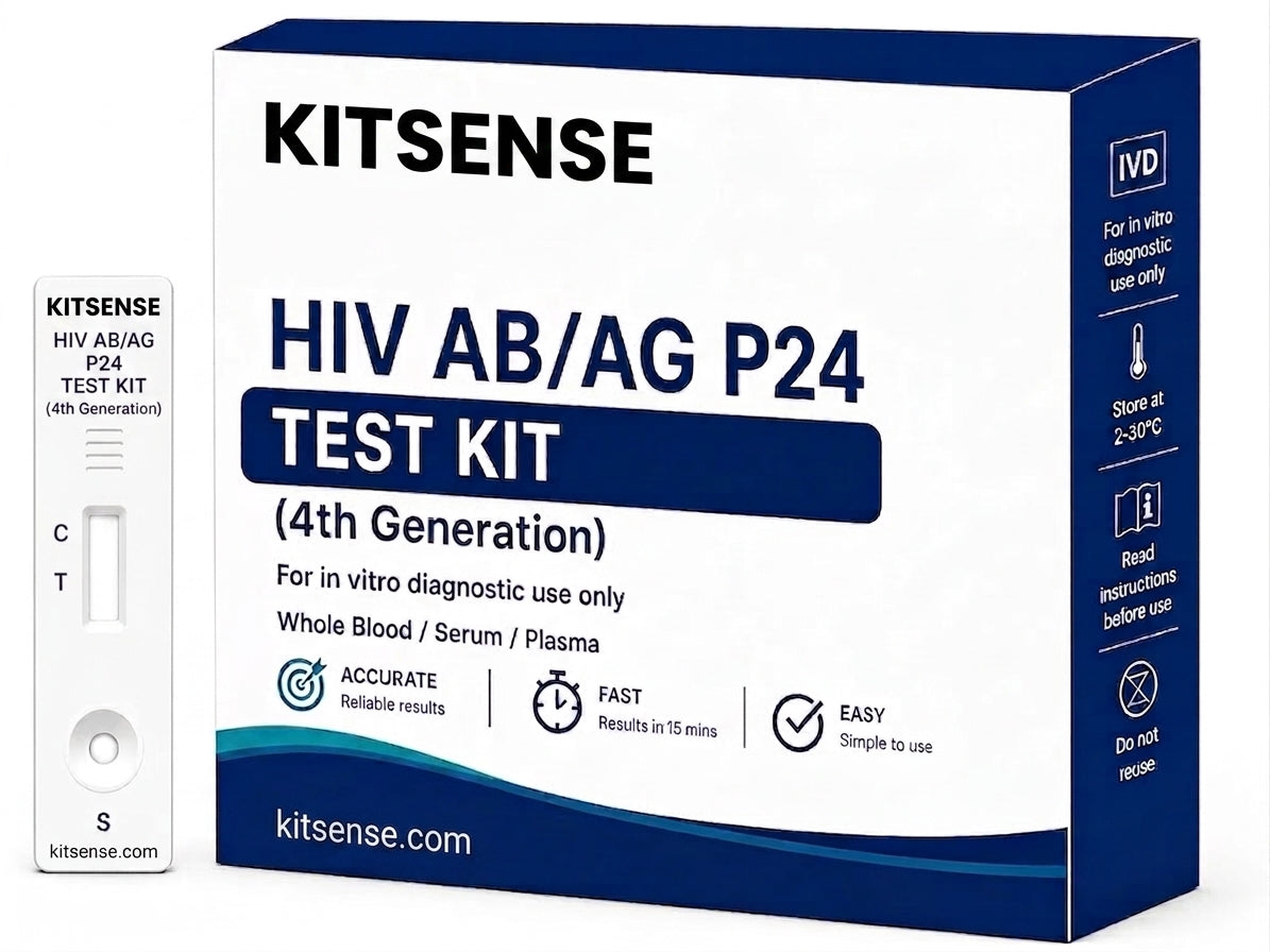 HIV AB/AG P24 Test Kit (4th Generation)