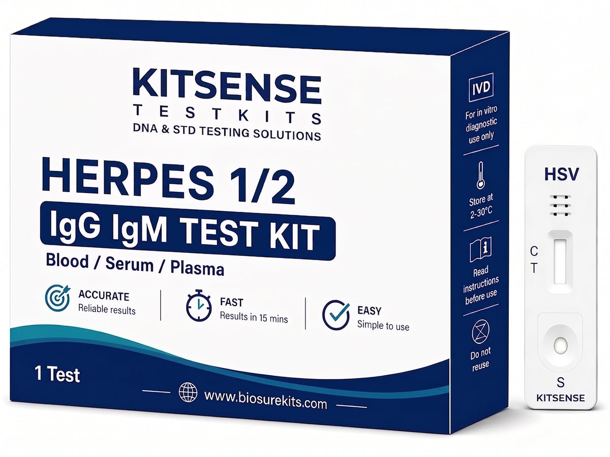 HERPES 1/2 IgG IgM Test Kit