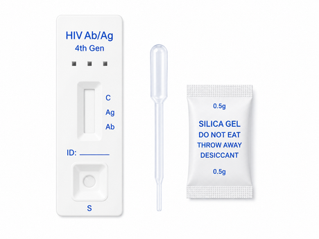 HIV AB/AG P24 Test Kit (4th Generation)